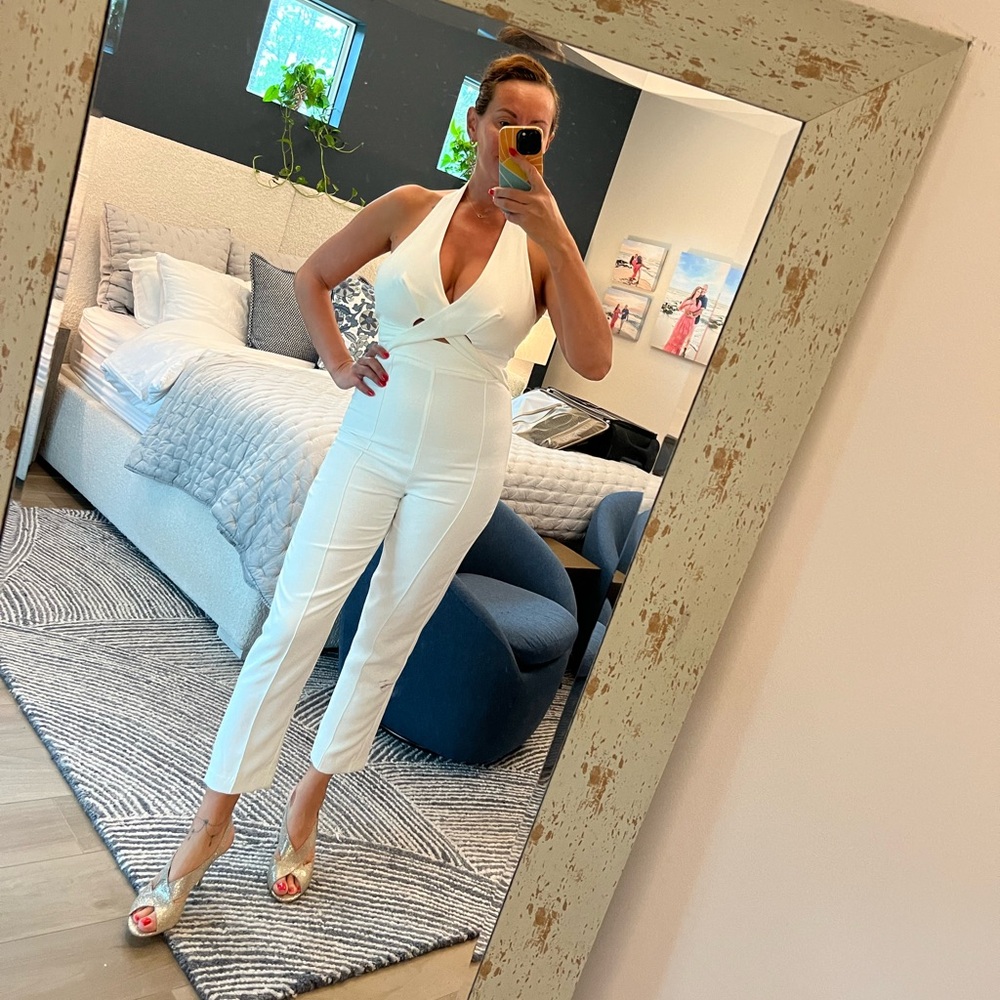 Do + Be White Jumpsuit